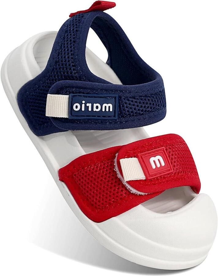 Kinder Sandalen Zomerschoenen Baby Buiten Spelen Gesloten Neus Lichtgewicht Blauw