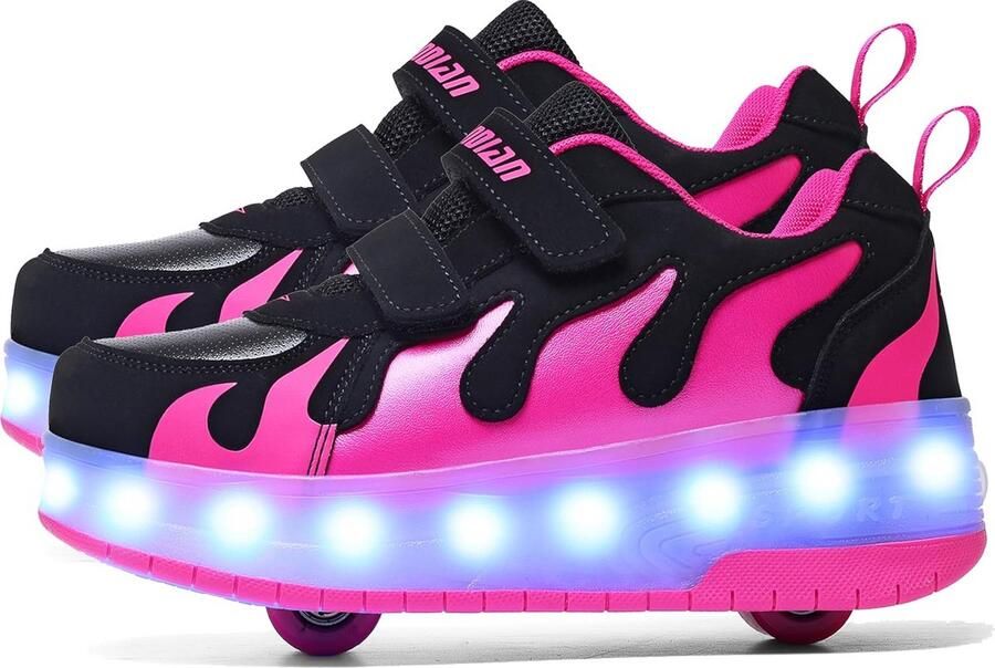 Kinder Schoenen met Wieltjes Inklapbare Sneakers voor en