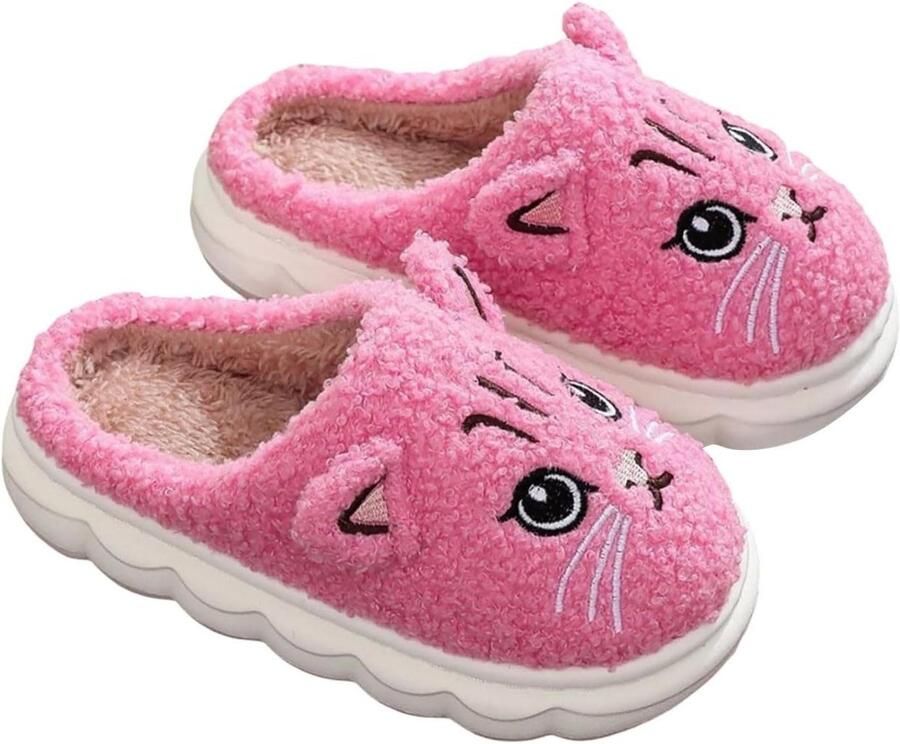 Kinder Slippers Huis Schoenen Binnen Gebruik Zachte Stoffen Niet Gespecificeerd Roze