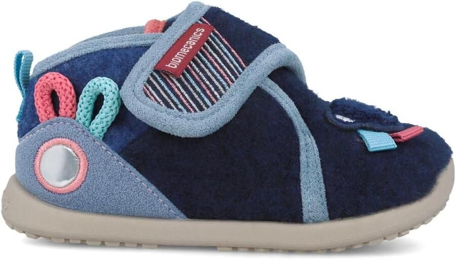 Kinder Slippers Huisschoenen Baby Eerste Stapjes Binnen Brede Pasvorm Marineblauw