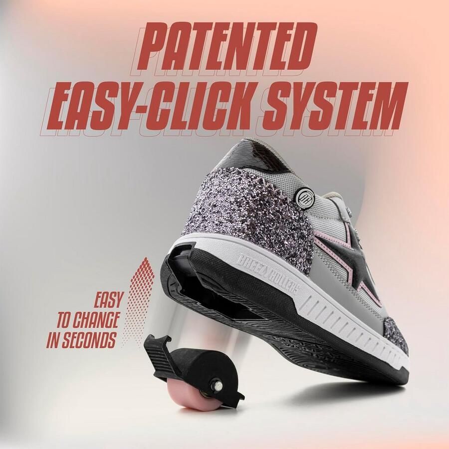 Kinder Sneakers met Wieltjes Snel Verstelbaar naar Skate Schoenen