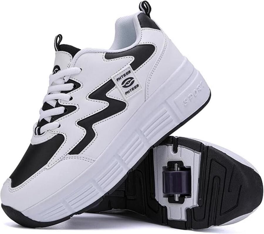 Kinder Sportschoenen met Wieltjes Verstelbare Sneakers voor en