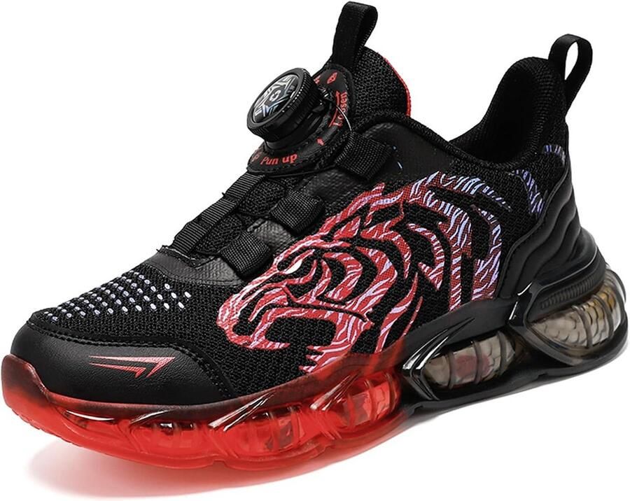 Ademende Jongens Tennisschoenen 2024 Tijger Motivatie Loopschoenen voor Sport en Spel