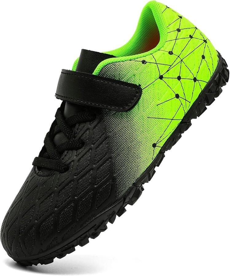 Kinder Voetbalschoenen met Lage Noppen voor Kunstgras en Binnen Antislip Trainingsschoenen