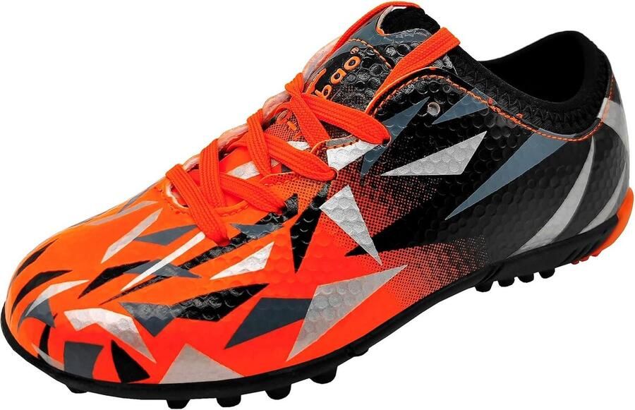 Kinder voetbalschoenen met noppen voor stevige ondergronden &