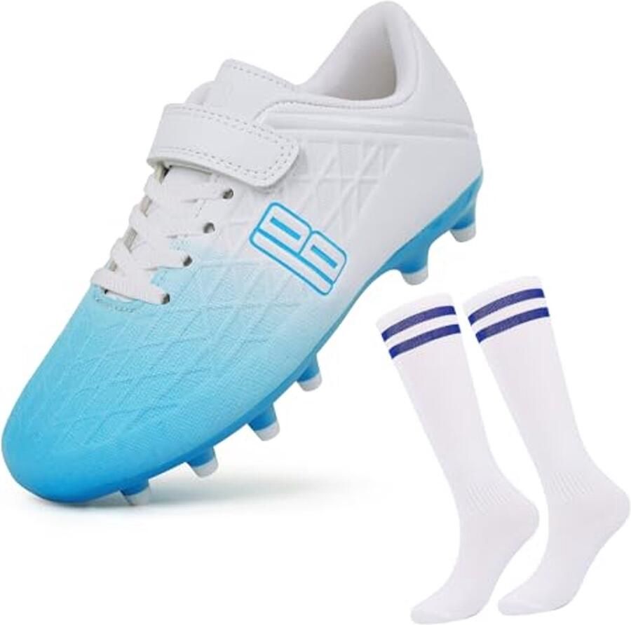 Kinder voetbalschoenen met sokken voor firm ground