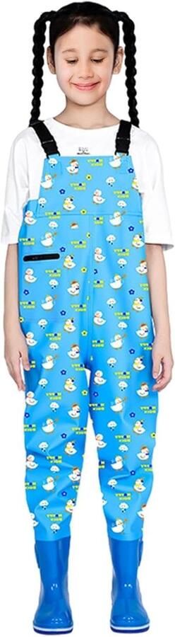 Kinder Waders Vislaarzen Kinderen Buiten Spelen Waterdichte Bescherming 32.4 x 24.3 x Blauw