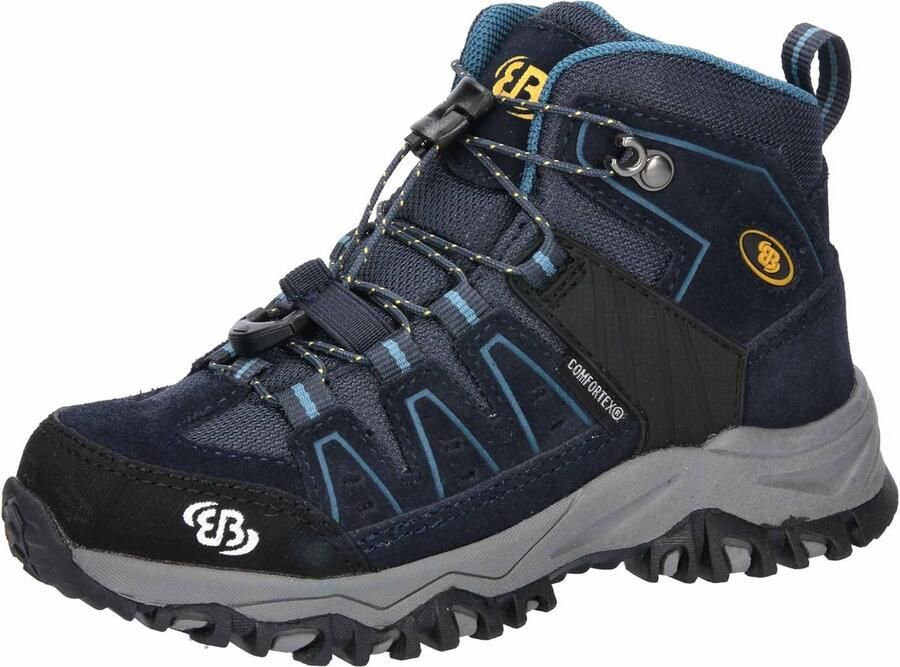 Kinder Wandelschoenen Outdoor Robuust Snelvetersysteem Navy Petrol