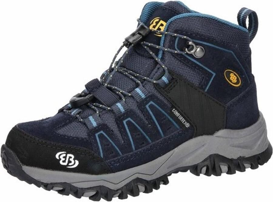 Kinder Wandelschoenen Outdoor Robuust Snelvetersysteem Navy Petrol
