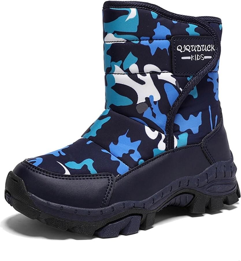 Kinder winterschoenen Warme sneeuwlaarzen Outdoor school Waterafstotend materiaal 30x25x Afbeelding kleur