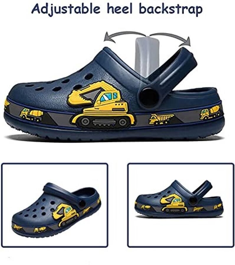 Kinderen clogs Ade de slippers met verstelbare strap