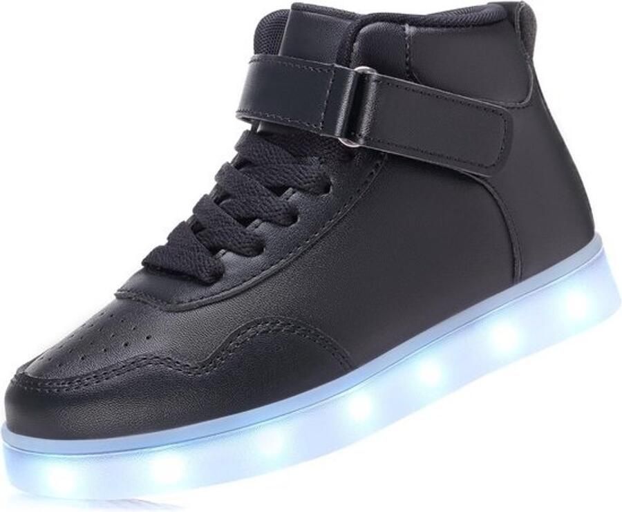 Oplaadbare LED Sneakers met Licht voor en Hoge Top