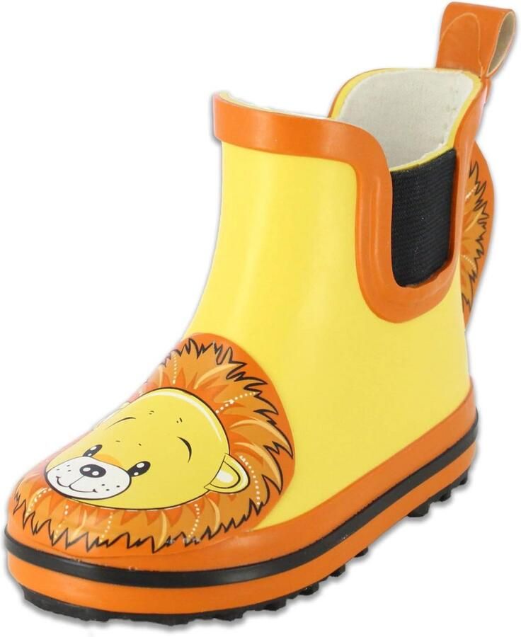 Kinderen Rubberlaarzen Leeuw Geel Waterdicht Geschikt voor en