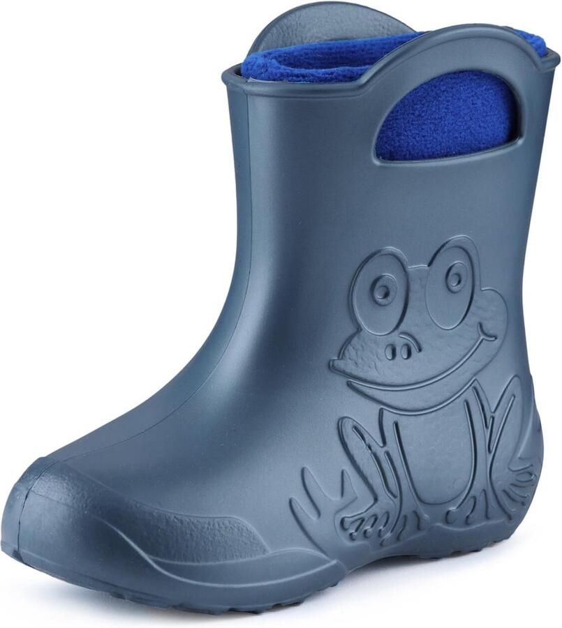 Kinderen Rubberlaarzen met Uitneembare Warme Binnenvoering Lichtgewicht EVA