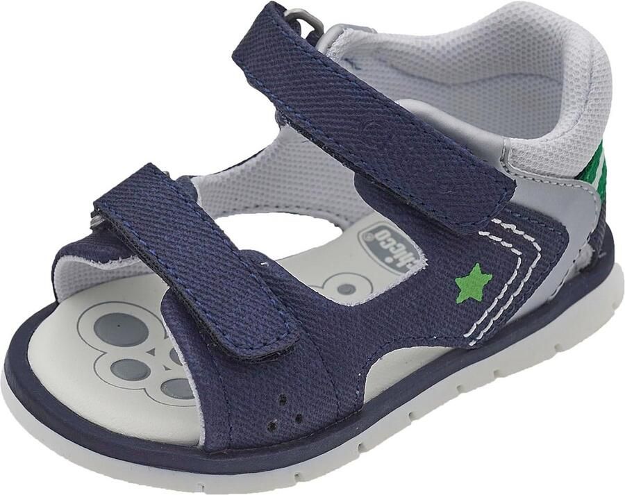 Kinderen Sandalen met Dubbele Klittenband Blauw