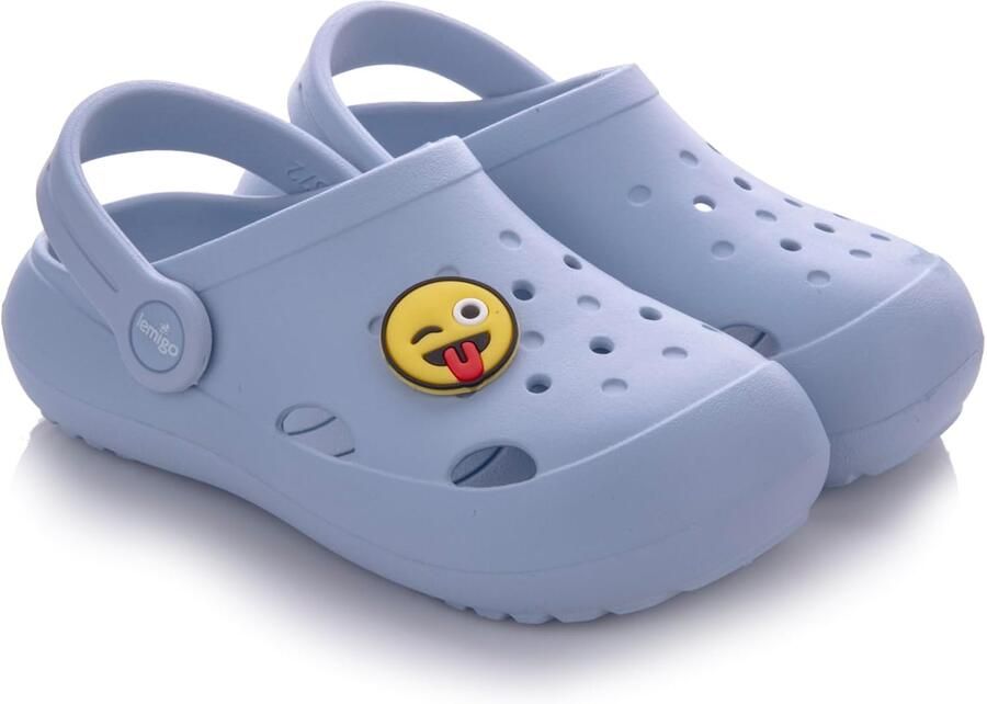 Kinderklompen EVA Lichtgewicht Waterdicht met Smiley Pin