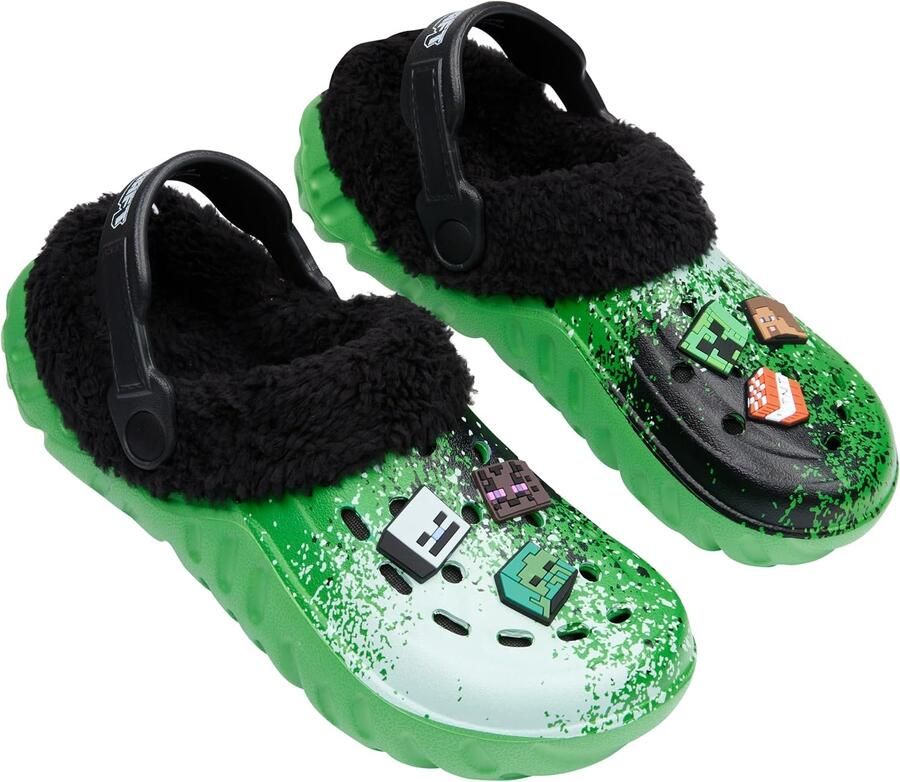 Kinderklompen met Fleece Voering & Charms