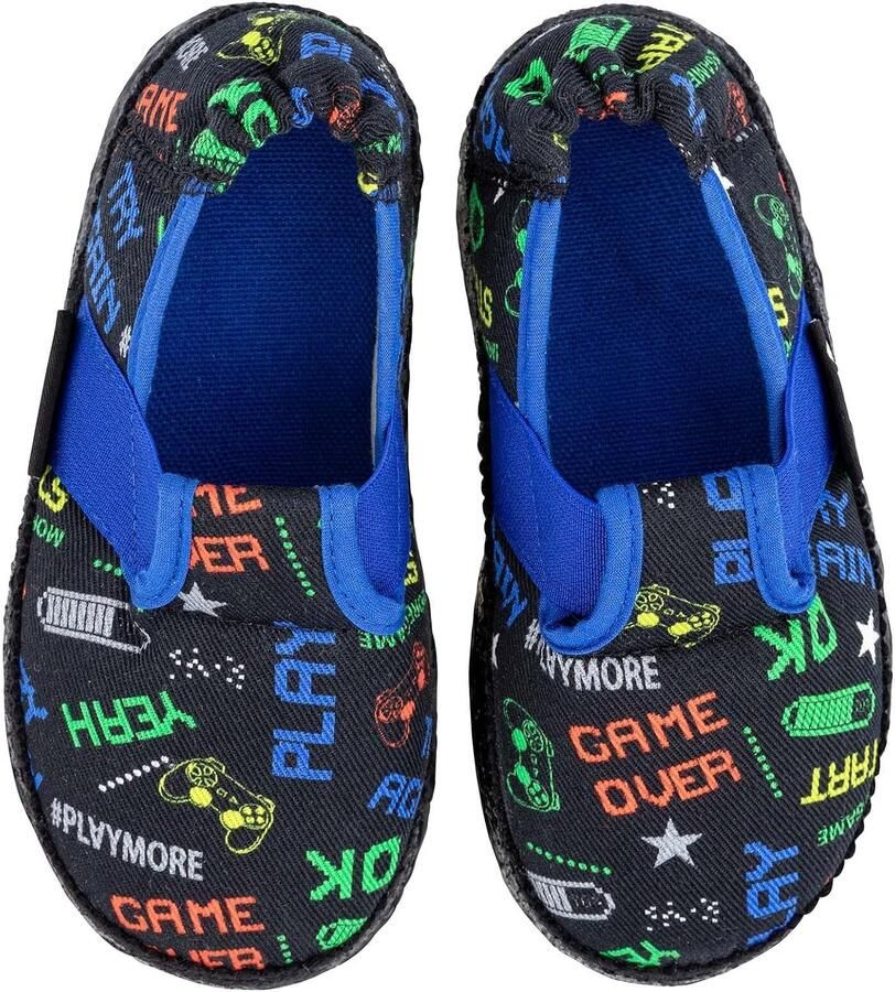 Kinderpantoffels Yeah Graffiti Stijl Katoen & Rubber