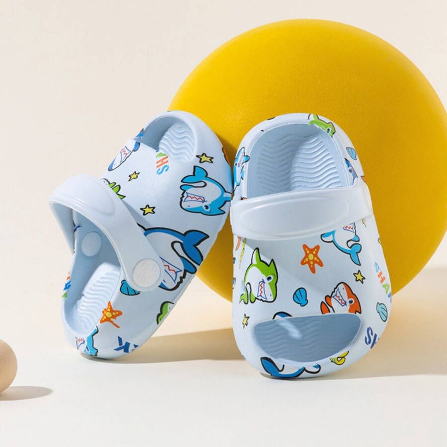 Kinderpantoffels Zachte antislip strand- en zwembadschoenen Modieuze pantoffels met print Lichtgewicht en ade d Leuke zomerpantoffels voor en Geschikt voor buiten school badkamer strand en zwembad