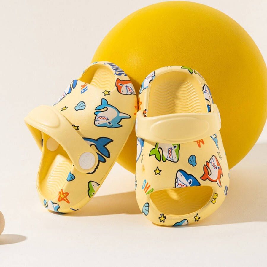 Kinderpantoffels Zachte antislip strand- en zwembadschoenen Modieuze pantoffels met print Lichtgewicht en ade d Leuke zomerpantoffels voor en Geschikt voor buiten school badkamer strand en zwembad