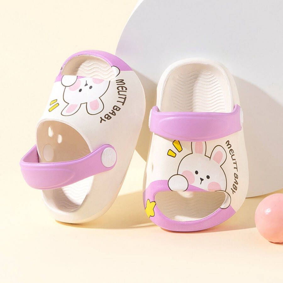 Kinderpantoffels Zachte antislip strand- en zwembadschoenen Modieuze pantoffels met print Lichtgewicht en ade d Leuke zomerpantoffels voor en Geschikt voor buiten school badkamer strand en zwembad
