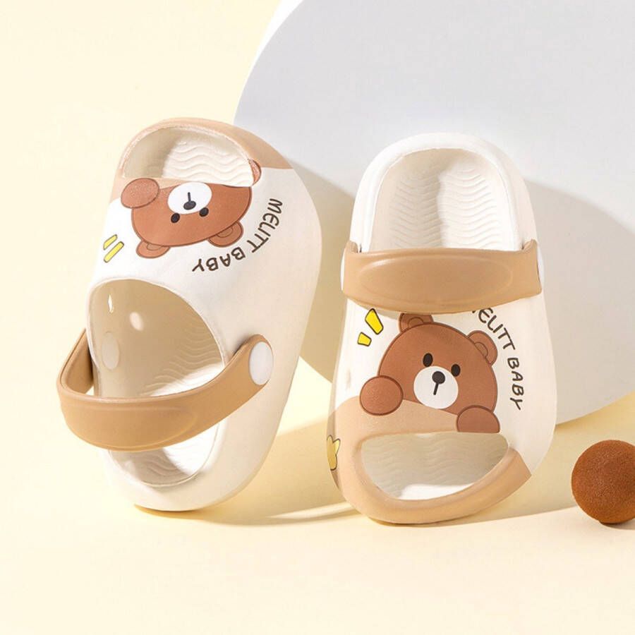 Kinderpantoffels Zachte antislip strand- en zwembadschoenen Modieuze pantoffels met print Lichtgewicht en ade d Leuke zomerpantoffels voor en Geschikt voor buiten school badkamer strand en zwembad