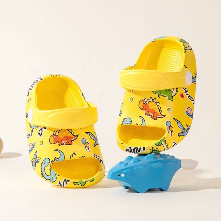 Kinderpantoffels Zachte antislip strand- en zwembadschoenen Modieuze pantoffels met print Lichtgewicht en ade d Leuke zomerpantoffels voor en Geschikt voor buiten school badkamer strand en zwembad