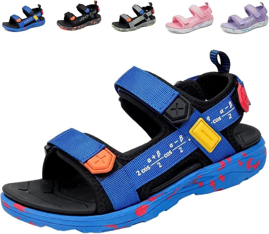 Kindersandalen Sportieve Zomersandalen met Klittenband Blauw