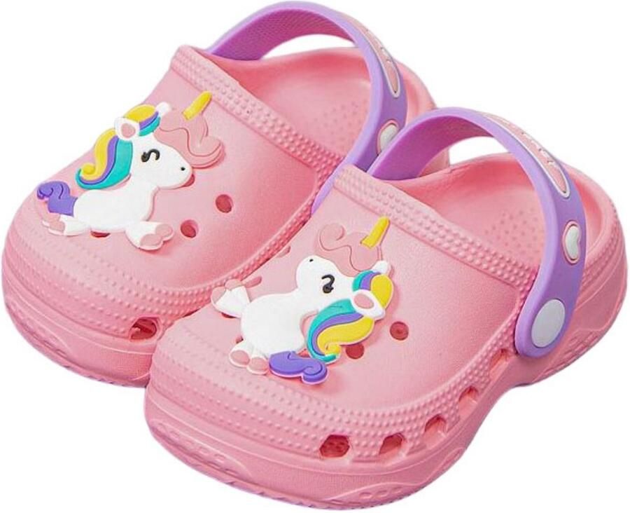 Kindersandalen met gaten schattige waterschoenen voor kinderen in de tuin instapsandalen lichte outdoor zomer kinderstrandschoenen schattige zachte hak strandsandalen
