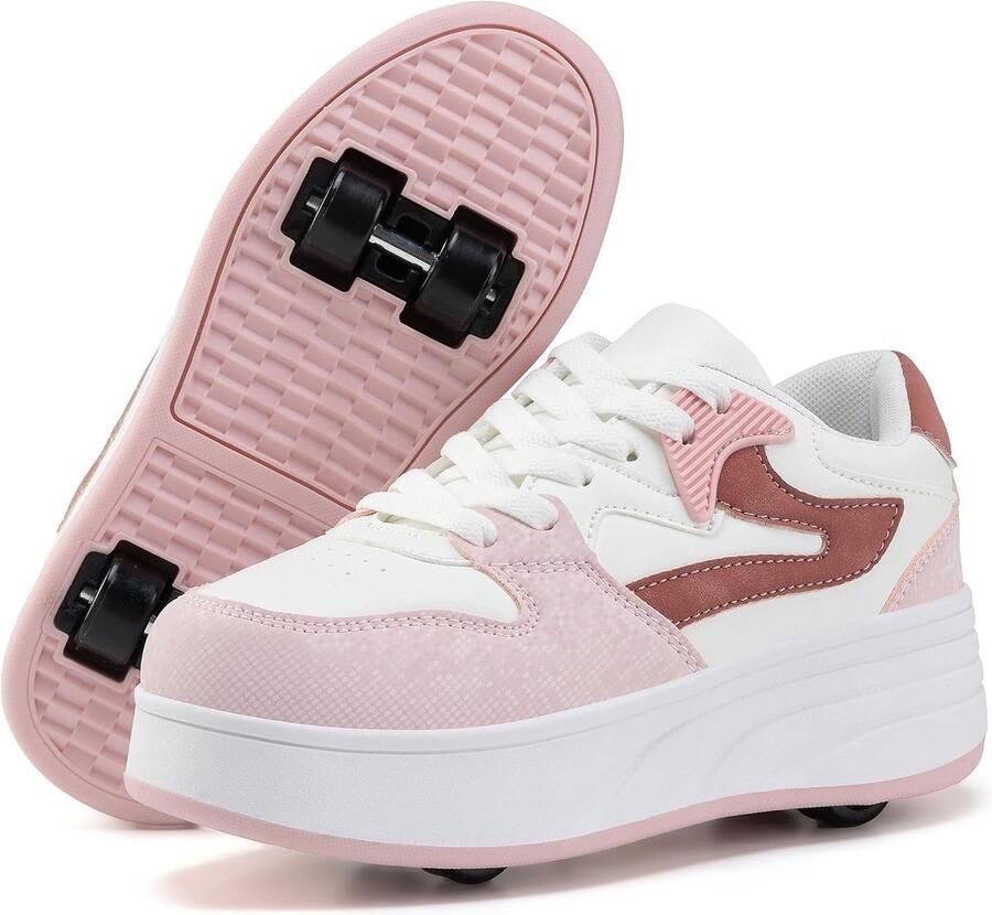 Rolschaatsschoenen voor kinderen sneakers met afneembare wielen sportschoen