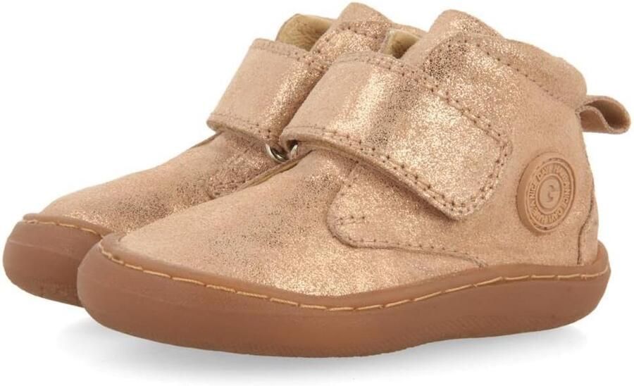 Kinderschoen Oxford Laarzen Meisjes Barefoot Flexibel Leer Grijs