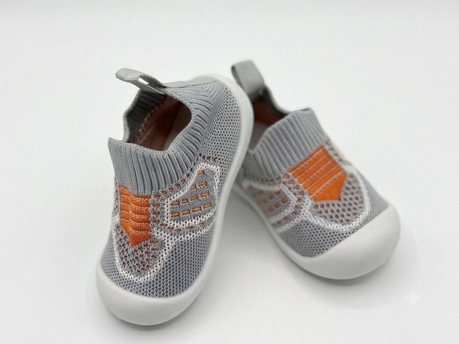 MERKLOOS- Comfortabele kinderschoenen met Anti-slip Zool Grijs