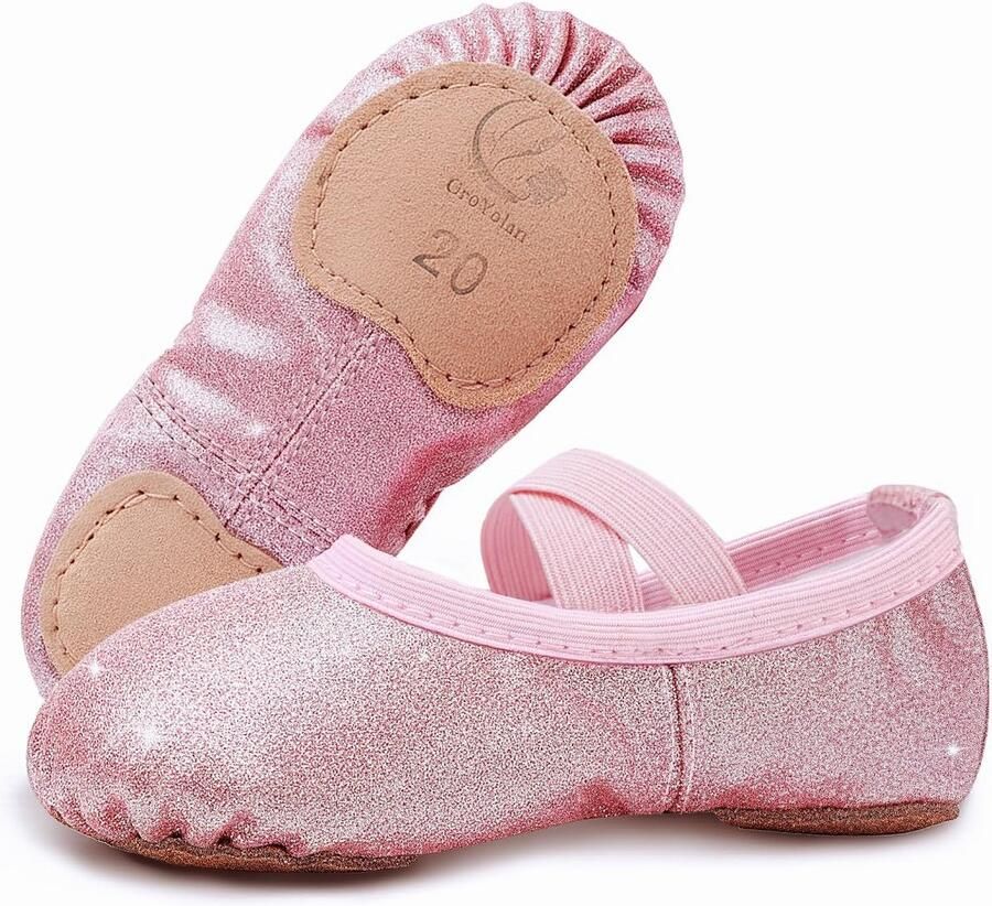 Kinderschoenen Meisjes Balletschoenen met Splitzool voor Ballet Dans en Gymnastiek