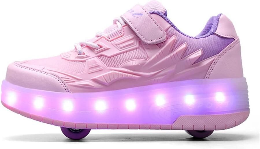 Kinderschoenen met wielen en LED-lichtjes voor en