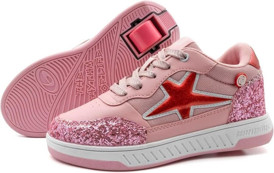 Kinderschoenen met wielen Sneakers om te bouwen tot Rolschaatsen met Klicksysteem