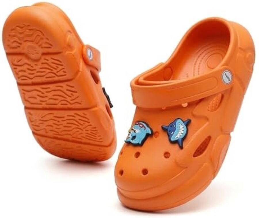 Kindersandalen Shark ontwerp Oranje - Foto 1