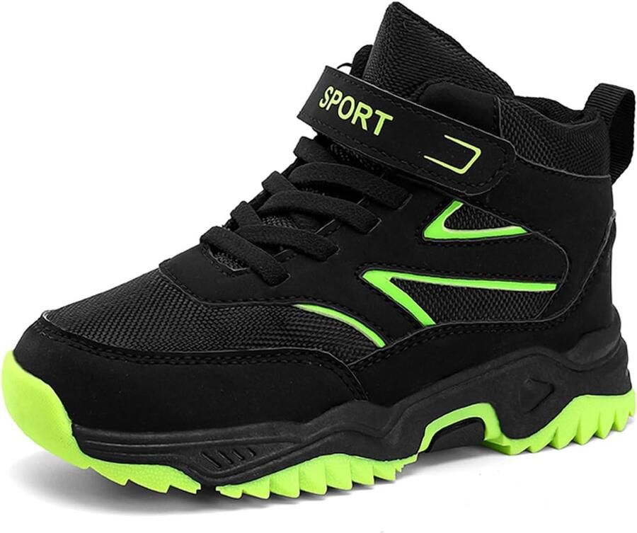 Kinderschoenen voor Wandelen en Buitensport Stevige Trekkinglaarzen en Sportschoenen