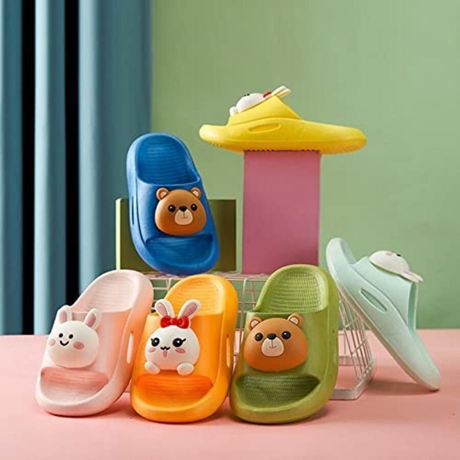 Kinderslippers Comfortabele badslippers voor en Geel