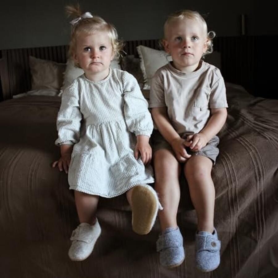Kinderslippers Flexibel en Lichtgewicht Lichtgrijs