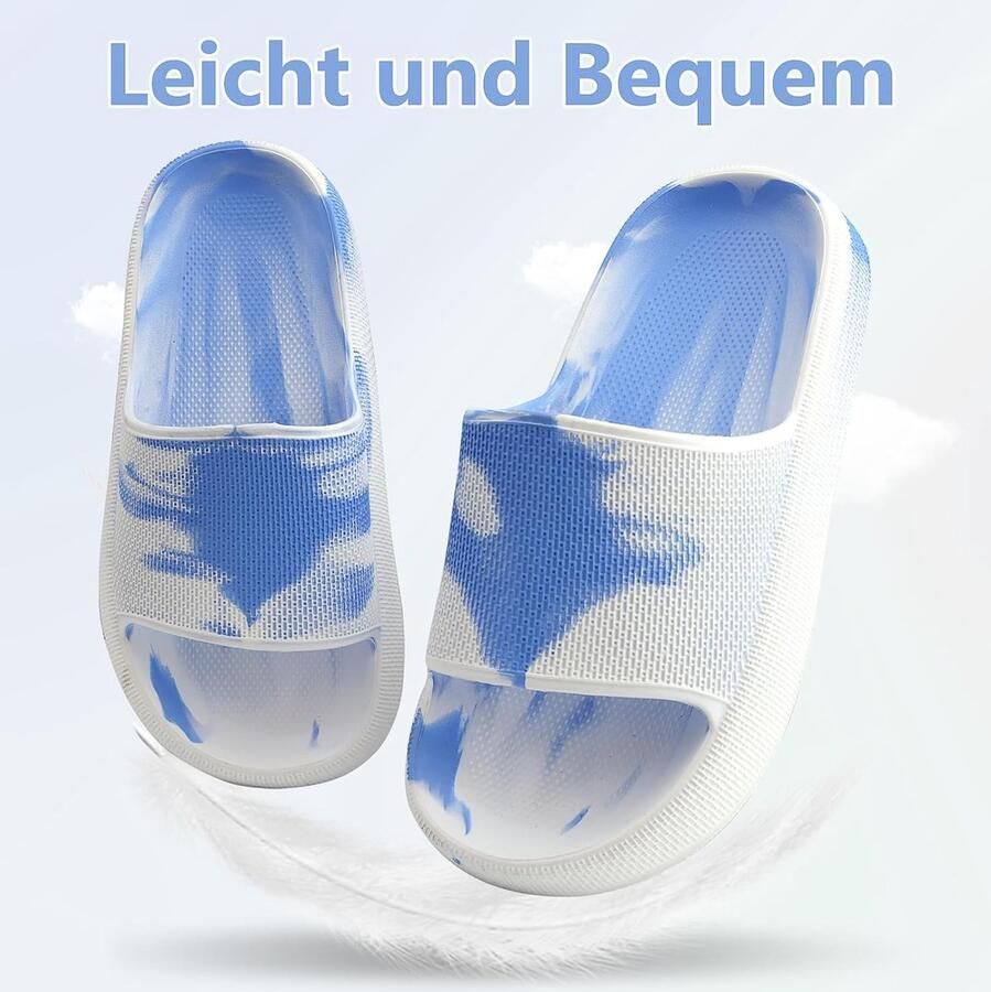 Kinderslippers badslippers Cozy Slides Clouds slippers Originele EVA zachte dikke zool antislip zwembad strand badschoenen 29-37