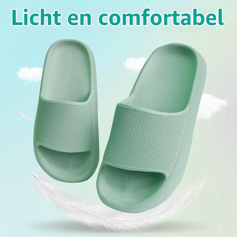 Kinderslippers badslippers Cozy Slides Clouds slippers Originele EVA zachte dikke zool antislip zwembad strand badschoenen 29-37
