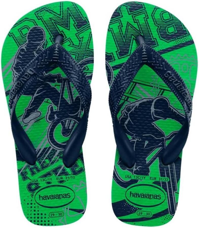 Kinderslippers Rubber Flexibel Groen Unisex