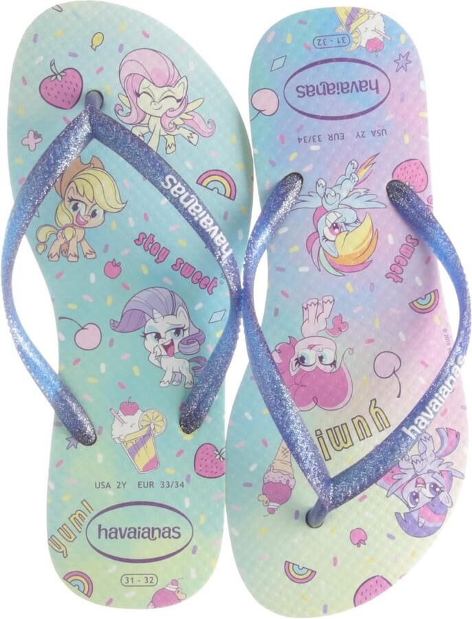 Kinderslippers Slim Pony Teen Teenslippers Rubberen Zool