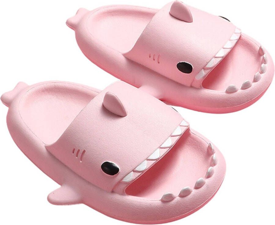 Kinderslippers slippers kinderen haai roze meisjes anti-slip pantoffels
