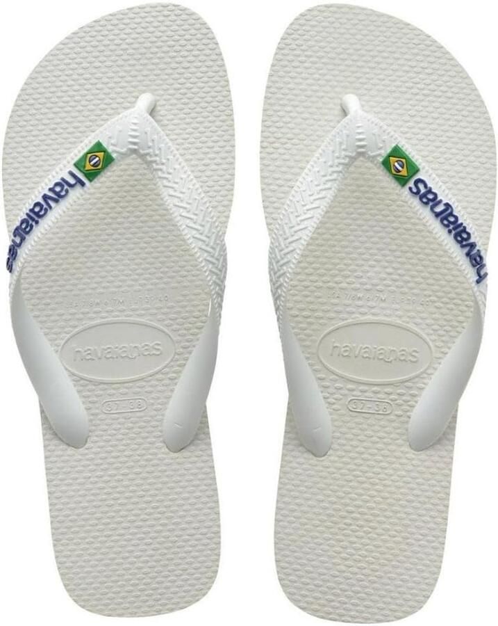 Kinderslippers Unisex met Braziliaanse Vlag Comfortabele Zomersandalen