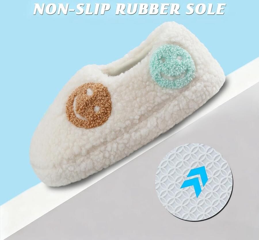 Kinderslippers van pluche voor en Kleurrijke eenhoorn