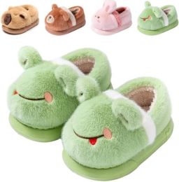 Kinderslippers Warme Pluche Slippers voor en Zachte Antislip