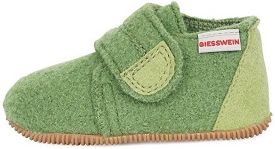 Kindersloffen voor kinderen Vilten pantoffels met rubberen zool en klittenbandsluiting