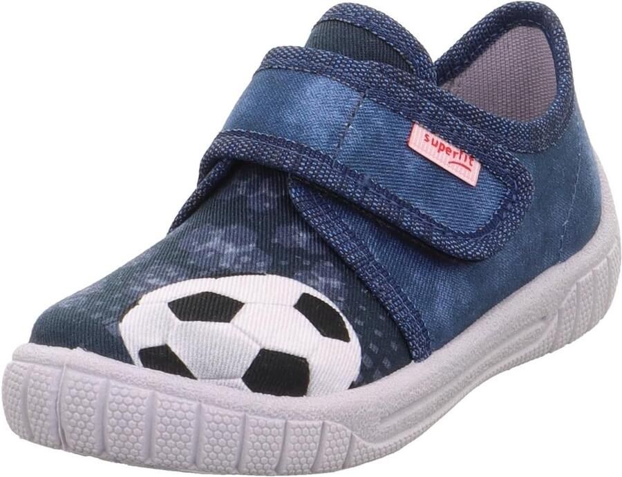 Comfortabele Blauwe Jongens Pantoffels met Klittenband