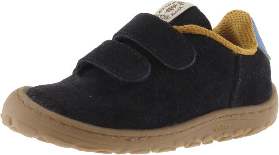 Kindersneakers Blotevoetenmodel Suède Laag Model met Klittenband